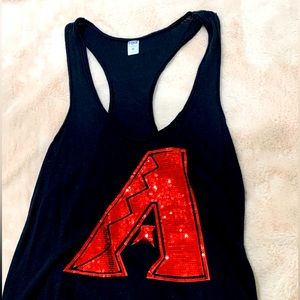Arizona Diamondbacks Sequin Tank - Size M